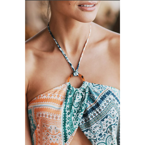 Anthropologie Split Halter Top and Short Set - New Medium - Picture 4 of 6